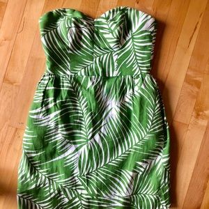 Milly Leaf-print dress
